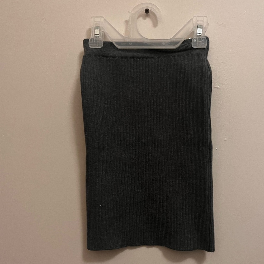 Toddler girl grey pencil skirt